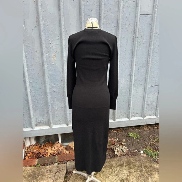 FRAME Cut-Out Midi Sweater Dress, size  Large - Picture 8 of 11